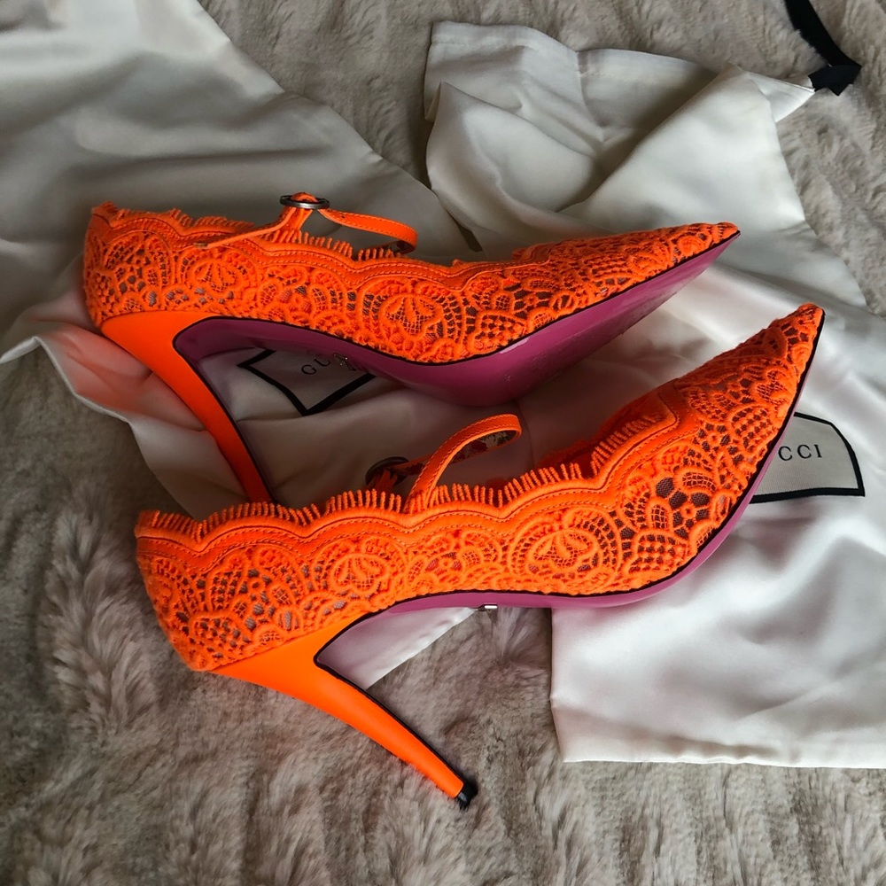 AUTHENTIC GUCCI HEELS WORN ONCE